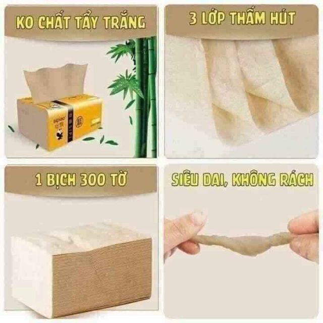 1 gói giấy ăn gấu trúc