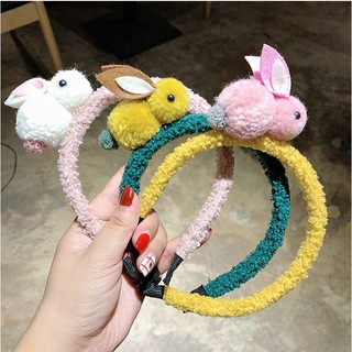 Cài tóc thỏ bông siêu cute - CCOCA018
