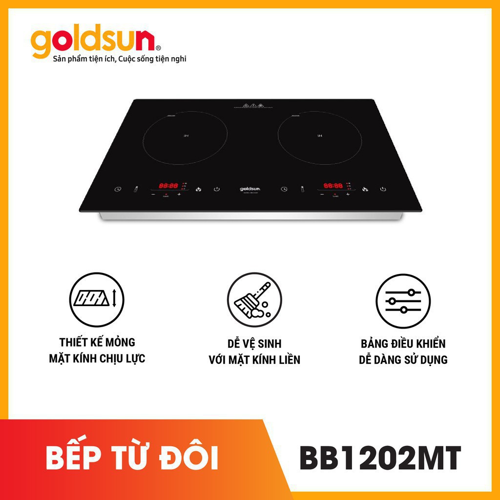 Goldsun - Bếp từ đôi  BB1202MT