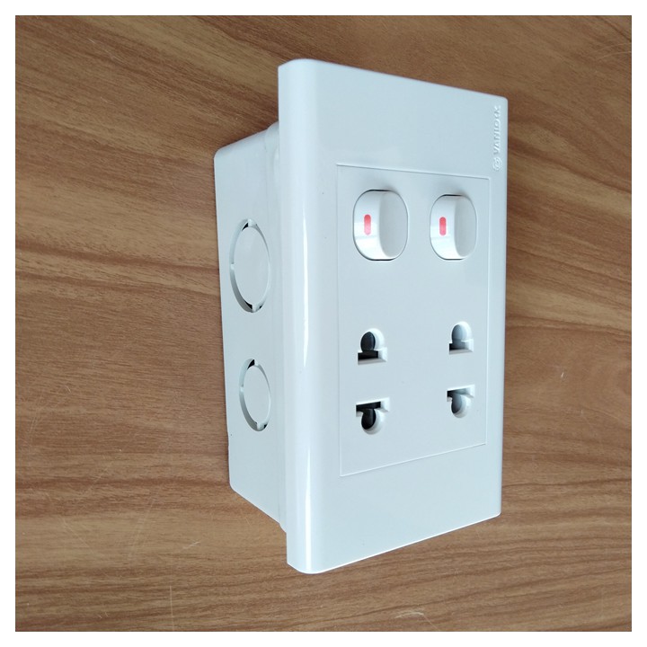 Ổ cắm - Công tắc - Đèn báo Vanlock SINO Dòng S18 - Chính hãng