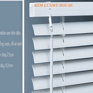 Rèm sáo nhôm chắn nắng mã ST01 mầu trắng chất lượng cao (inbox kích thước)