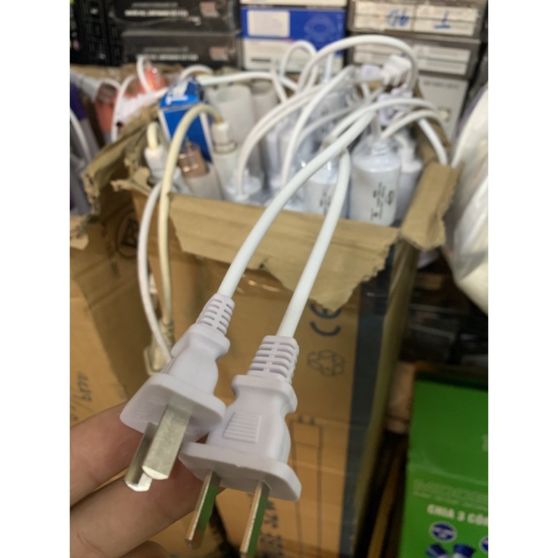 Bóng tuýp led Trắng 60cm và 1m2 có dây phích cắm sẵn
