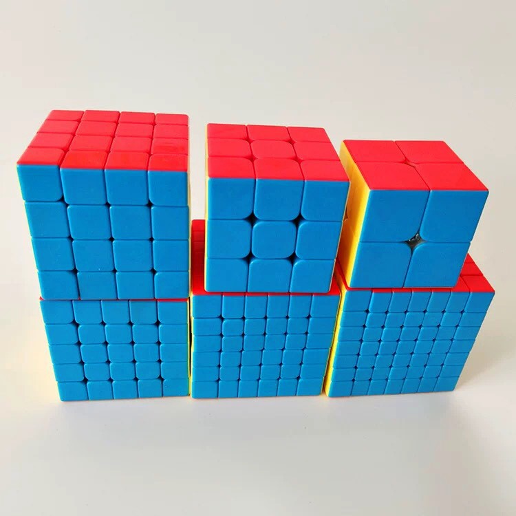 Rubik 2x2, 3x3, 4x4, 5x5, Megaminx, Skewb, Pyraminx, Ivy, Square-1, Kilominx - Rubik Stickerless Chất Lượng Cao