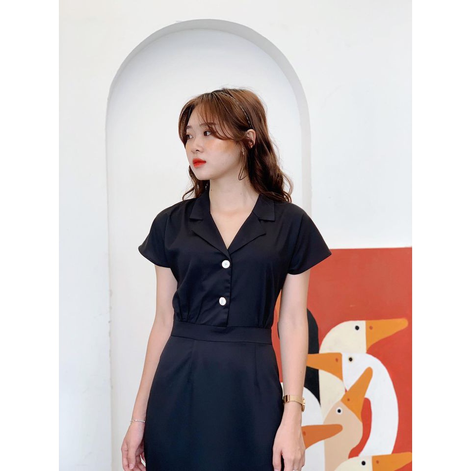VÁY THIẾT KẾ CỔ VEST DÁNG ÔM ĐẸP, LỊCH SỰ | BigBuy360 - bigbuy360.vn