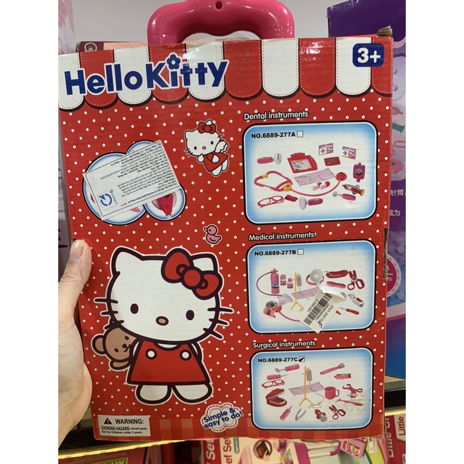 Bộ đồ chơi tủ y tế Hello Kitty cho bé