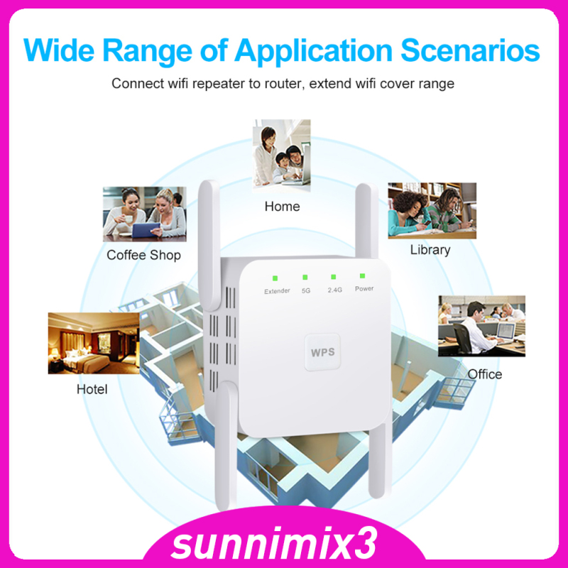 Bộ Khuếch Đại Sóng Wifi 4 Ăng Ten 1200mbps 2.4g 5g | BigBuy360 - bigbuy360.vn