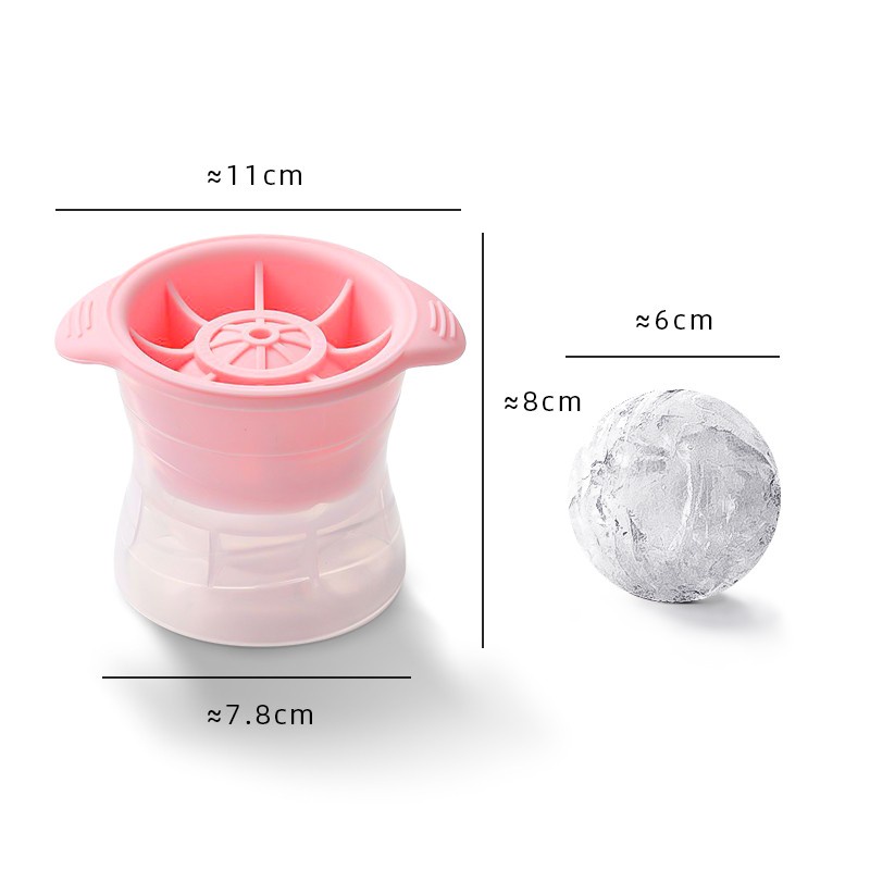 Khuôn Làm Đá Hình Cầu Bằng Silicone Chất Lượng Cao