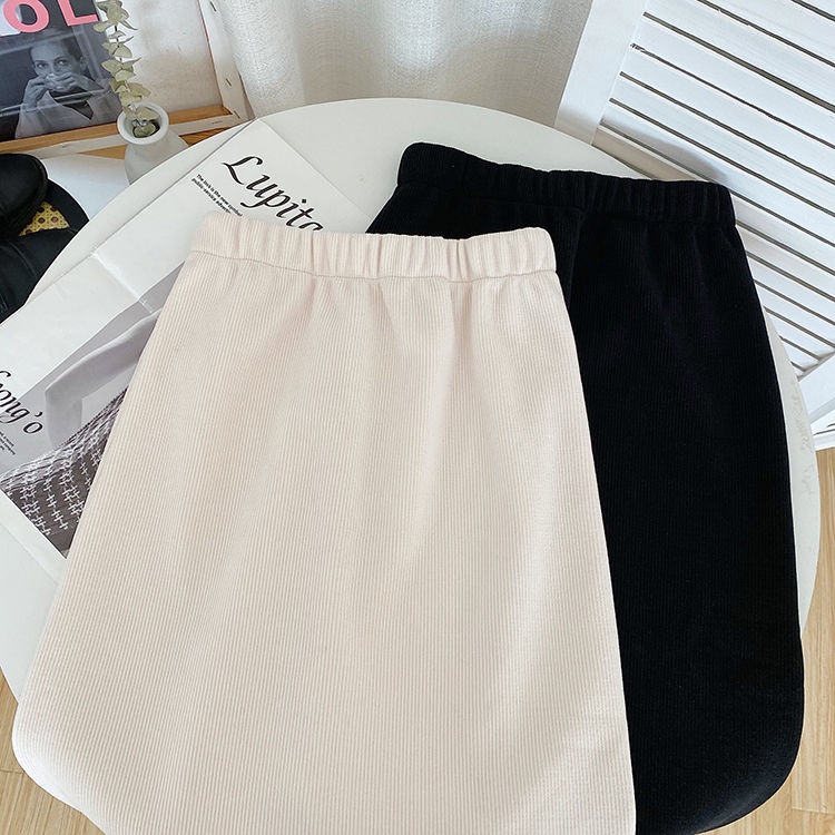 Chân váy dài lưng cao xẻ tà thời trang thu đông mới