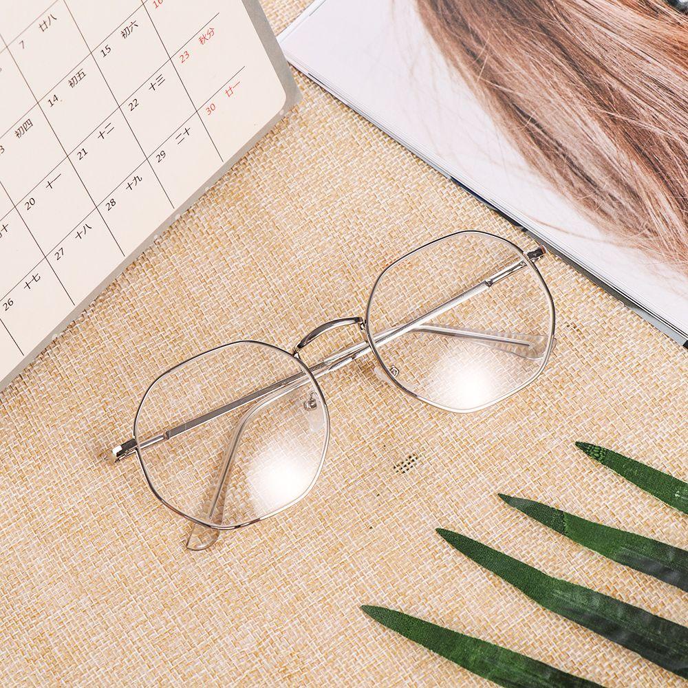 ROSE Kính Cận Thị Bằng Kim Loại Đa Giác Nhỏ Gọn Linh Hoạt