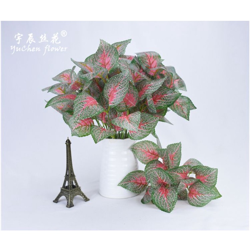 Cây xanh giả trang trí siêu xinh nhiều mẫu 7 nhánh và cao 33 cm, phù hợp decor trong và ngoài nội thất