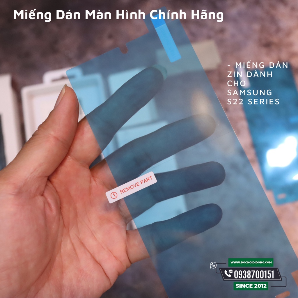 Bộ 2 Miếng Dán Màn Hình Zin Chính Hãng Samsung S22 Plus + Ultra 5G / S23 Plus + Ultra 5G