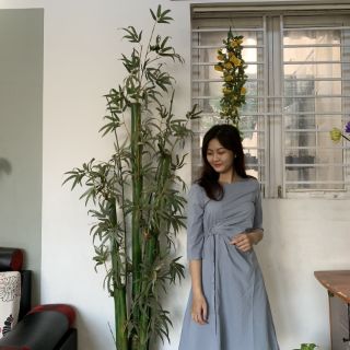 Đầm sơmi 7Modifier size S, M full tag màu xanh