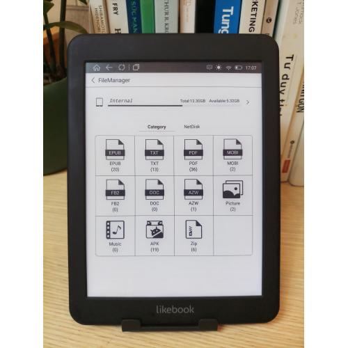 [Bibox] Máy đọc sách Likebook Mars Tặng kèm bao da + túi chống sốc + kệ để bàn | BigBuy360 - bigbuy360.vn