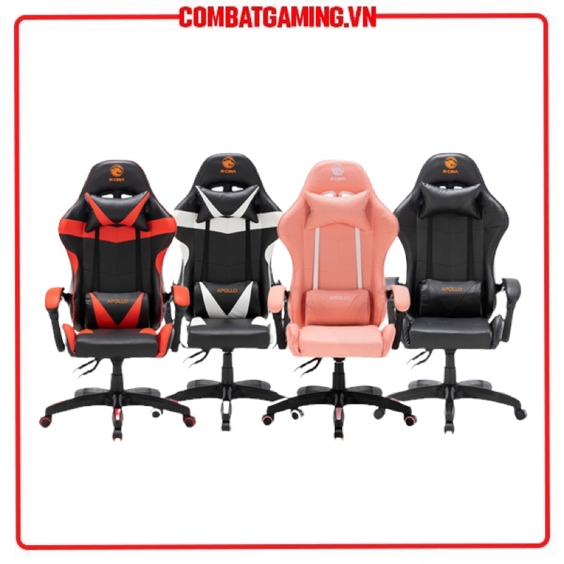 Ghế Gaming EDRA APOLLO PLUS EGC227 (Black/White Black/Red Pink)