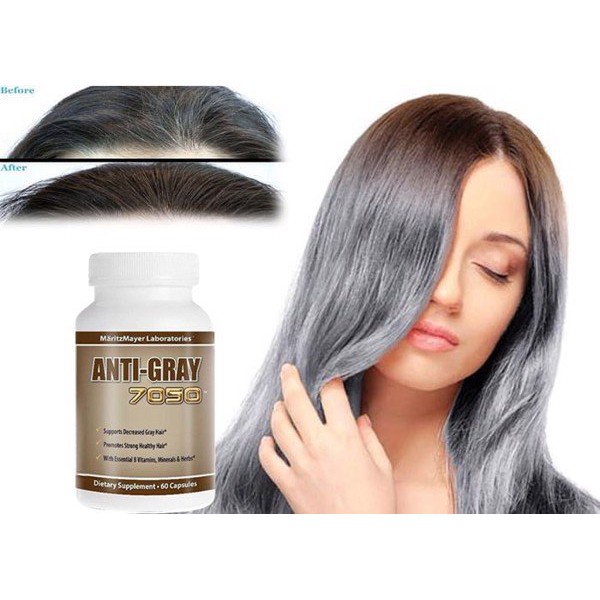 Viên Uống Giảm Tóc Bạc Super Anti Gray Hair 7050