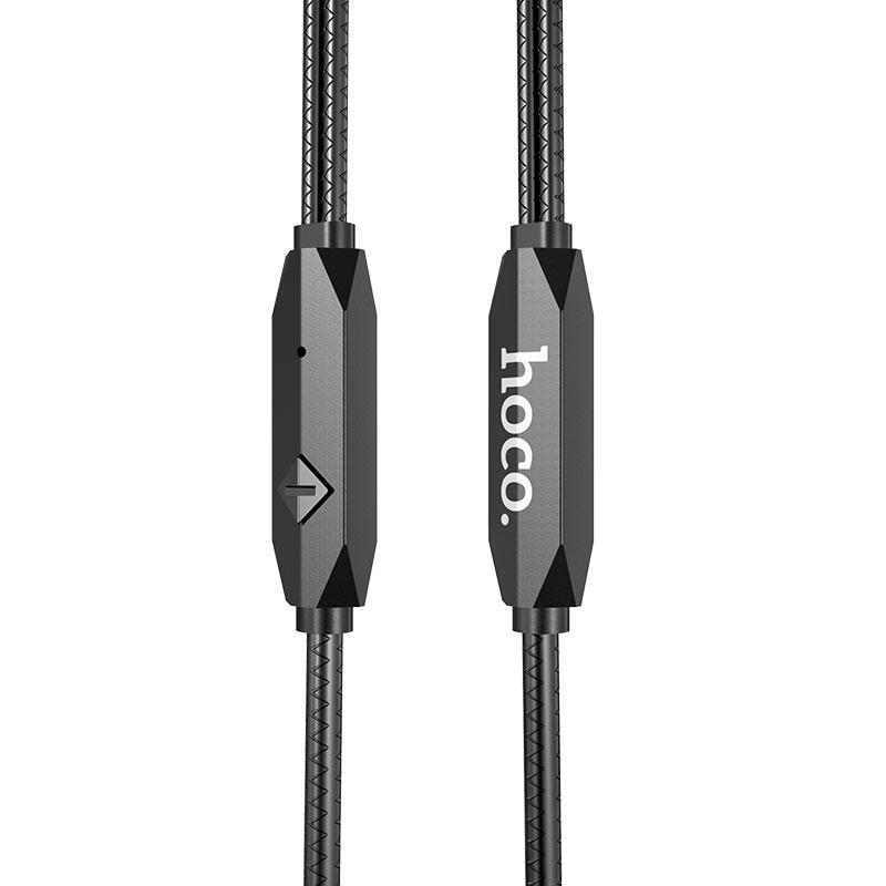 Tai nghe nhét tai Hoco M79 nghe hay có mic đàm thoại, dây chống rối dài 1.2m, Jack cắm 3.5mm - Chính hãng