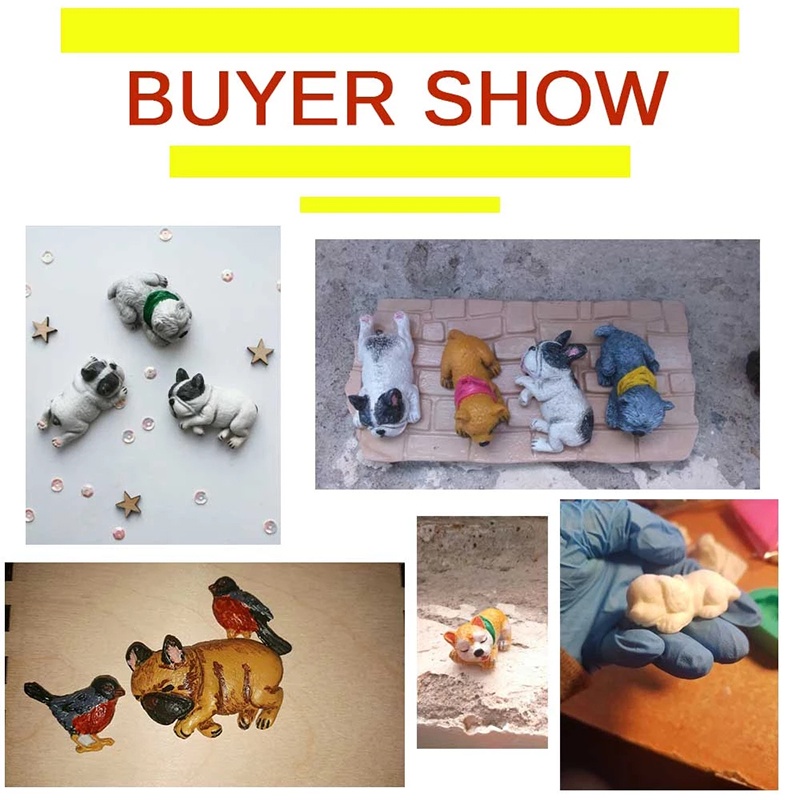 Khuôn Silicone Làm Bánh Tạo Hình Chó Corgi Dễ Thương