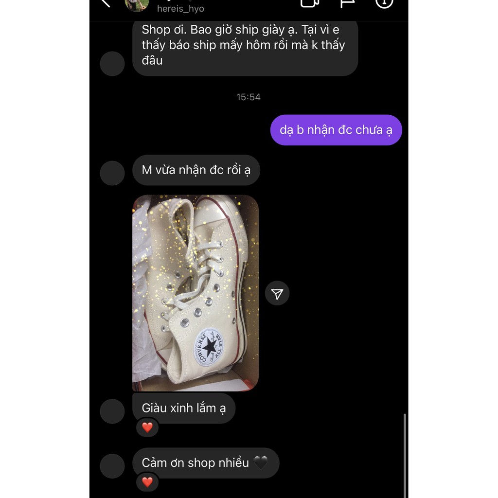 Giày Conversse Chuck70s Cream  Cao Cổ