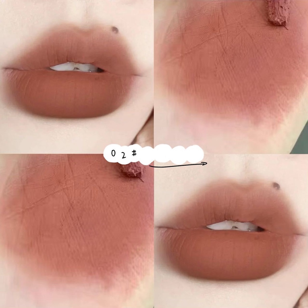 Set 5 Son Kem Lì VONGEE Lâu Trôi Mềm Mịn Như Nhung