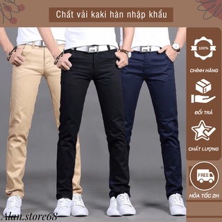 Quần dài kaki nam dáng đứng, quần âu kaki chất liệu vải cao cấp chống phai màu