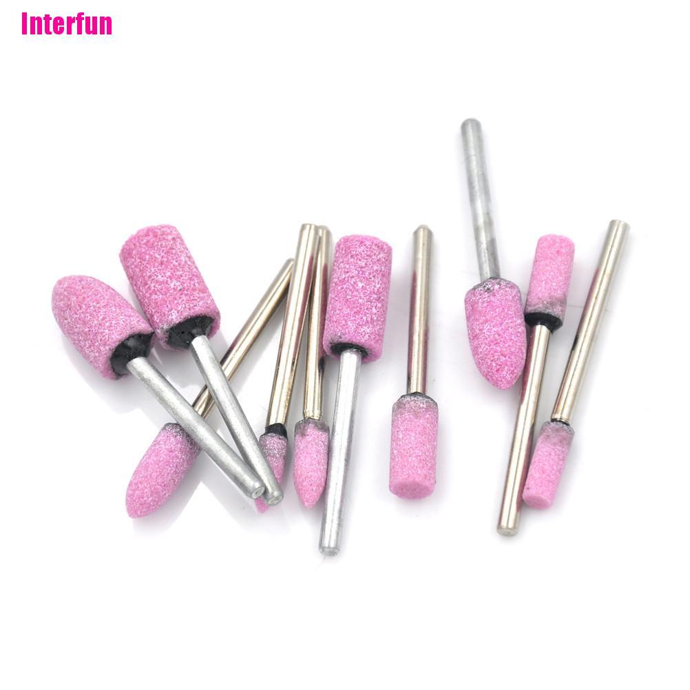 Bộ 10 Dụng Cụ Mài Đá Hồng Đa Năng Tiện Dụng