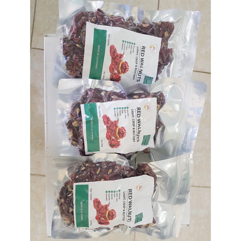 Nhân óc chó đỏ nhập Mỹ 500Gr
