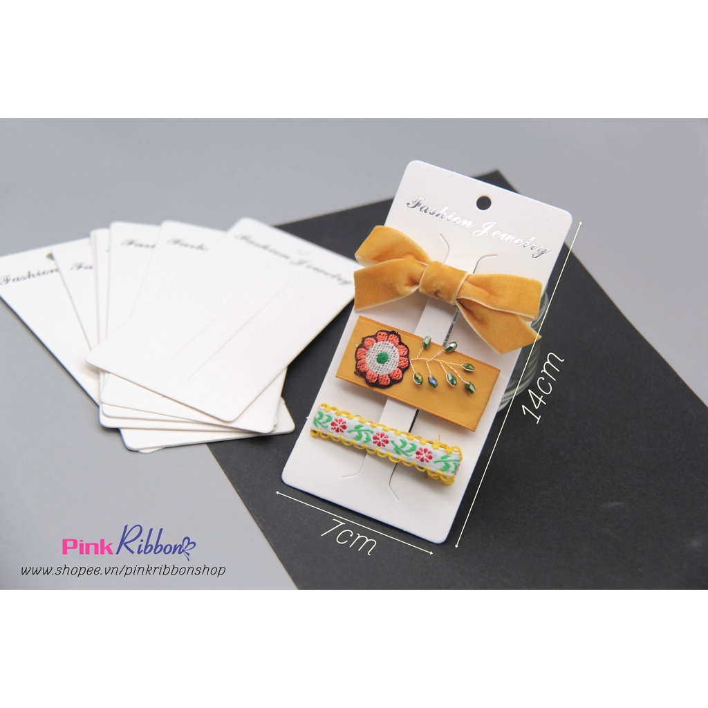 Bìa đựng set 3 cái kẹp tóc / cặp tóc