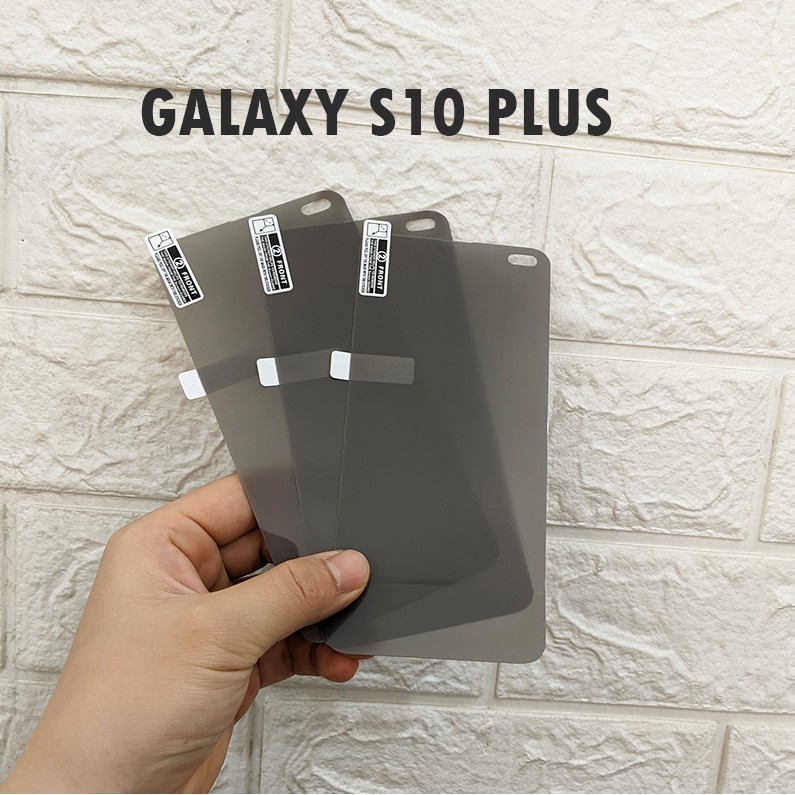 Miếng Dán dẻo Full màn chống nhìn trộm Samsung S10 , S10 Plus