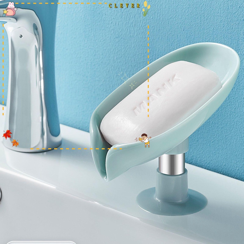 Giá Đỡ Xà Phòng/ Miếng Rửa Chén Chống Trượt Tiện Dụng Cho Nhà Bếp/ Nhà Tắm