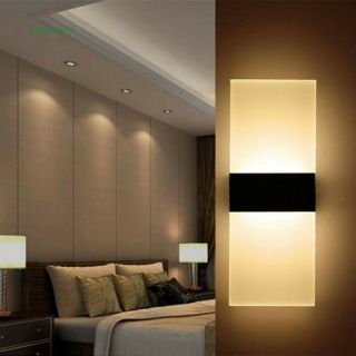 Đèn treo tường led S665 trang trí phòng khách, phòng ngủ, cầu thang - 3 chế độ ánh sáng