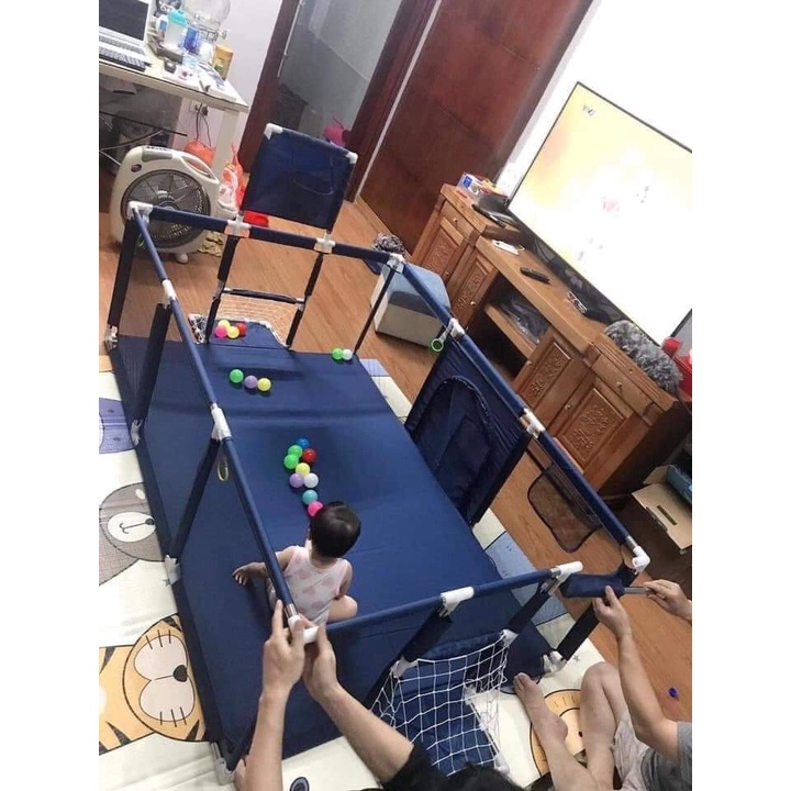 Quây bóng hình chữ nhật (Tặng kèm 100 bóng) 1m2 x 2m3