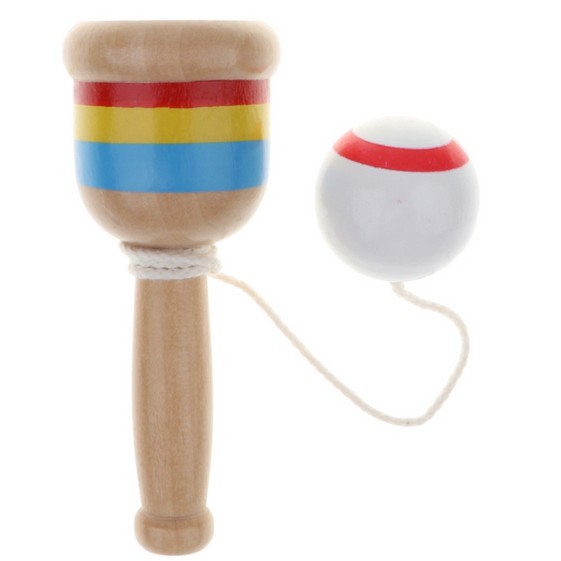 Bộ Đồ Chơi Kendama Nhật Bản Bằng Gỗ Thú Vị Cho Bé