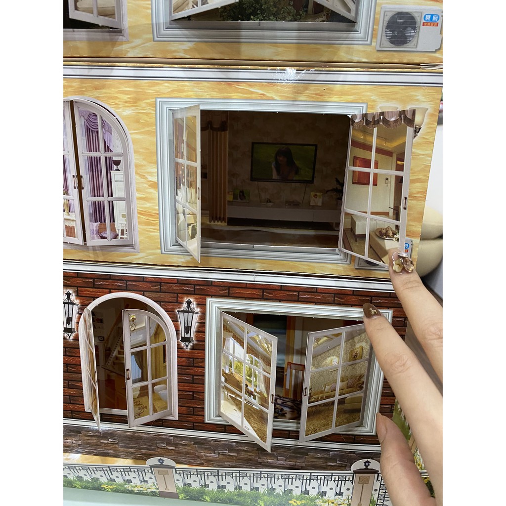 Biệt thự vàng mã TL2 - Mẫu 3D có bàn ghế, phòng ăn, phòng khách, phòng ngủ, nhà tắm... đầy đủ nhất