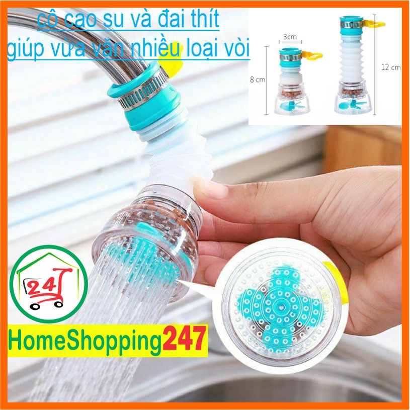 Đầu Lọc Vòi Nước Xoay 360 Độ