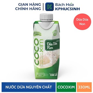 Nước dừa Cocoxim dứa non 330 ml KPHUCSINH - Hàng Chính Hãng