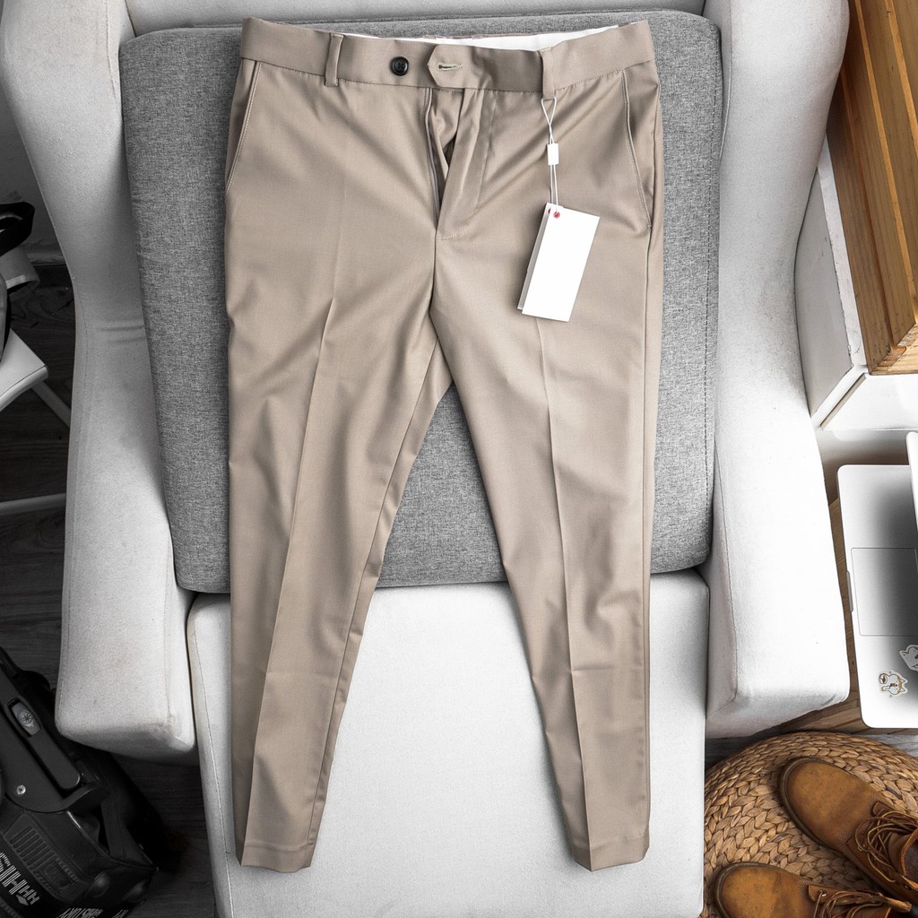 Quần Âu Nam Cạp Trun Ẩn Đẹp dáng Slimfit ống đứng - Co Giãn Thoải Mái A2Q - Top 1 Hàng Xuất Dư Hàn | BigBuy360 - bigbuy360.vn