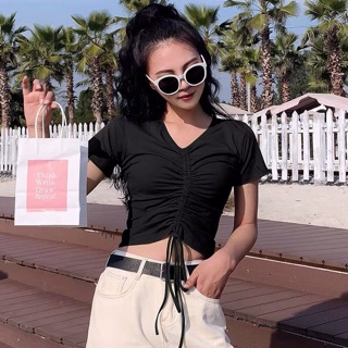 ÁO CROPTOP RÚT NGỰC