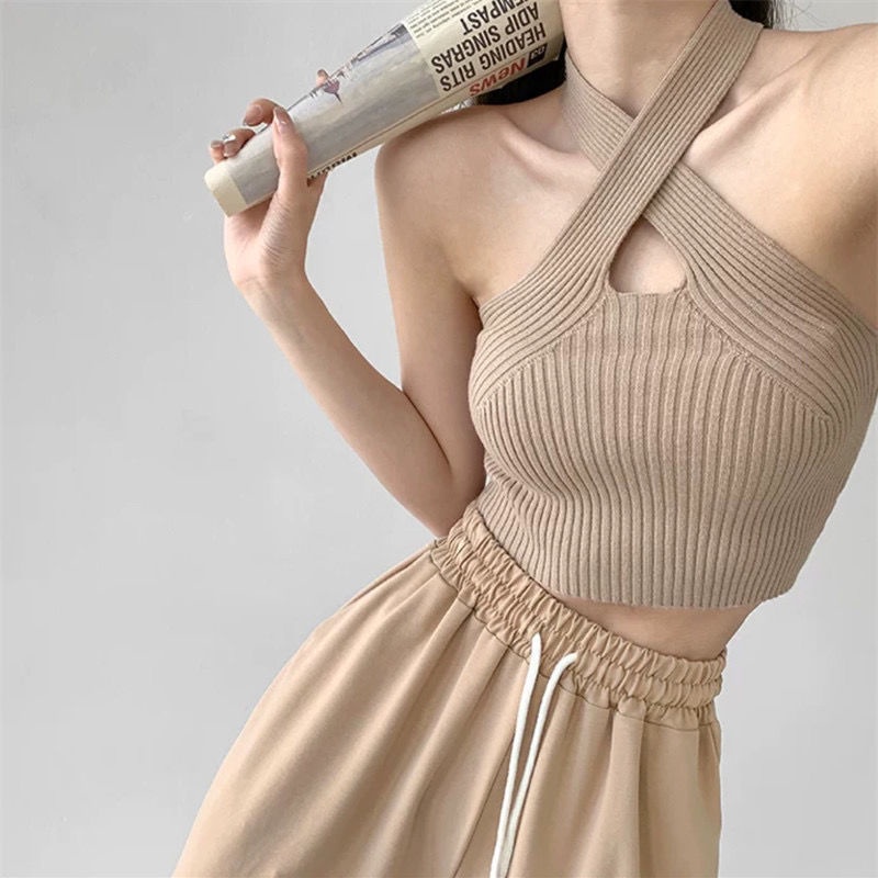 Áo Croptop Hai Dây Phong CáCh Âu Mỹ JL-MX-12