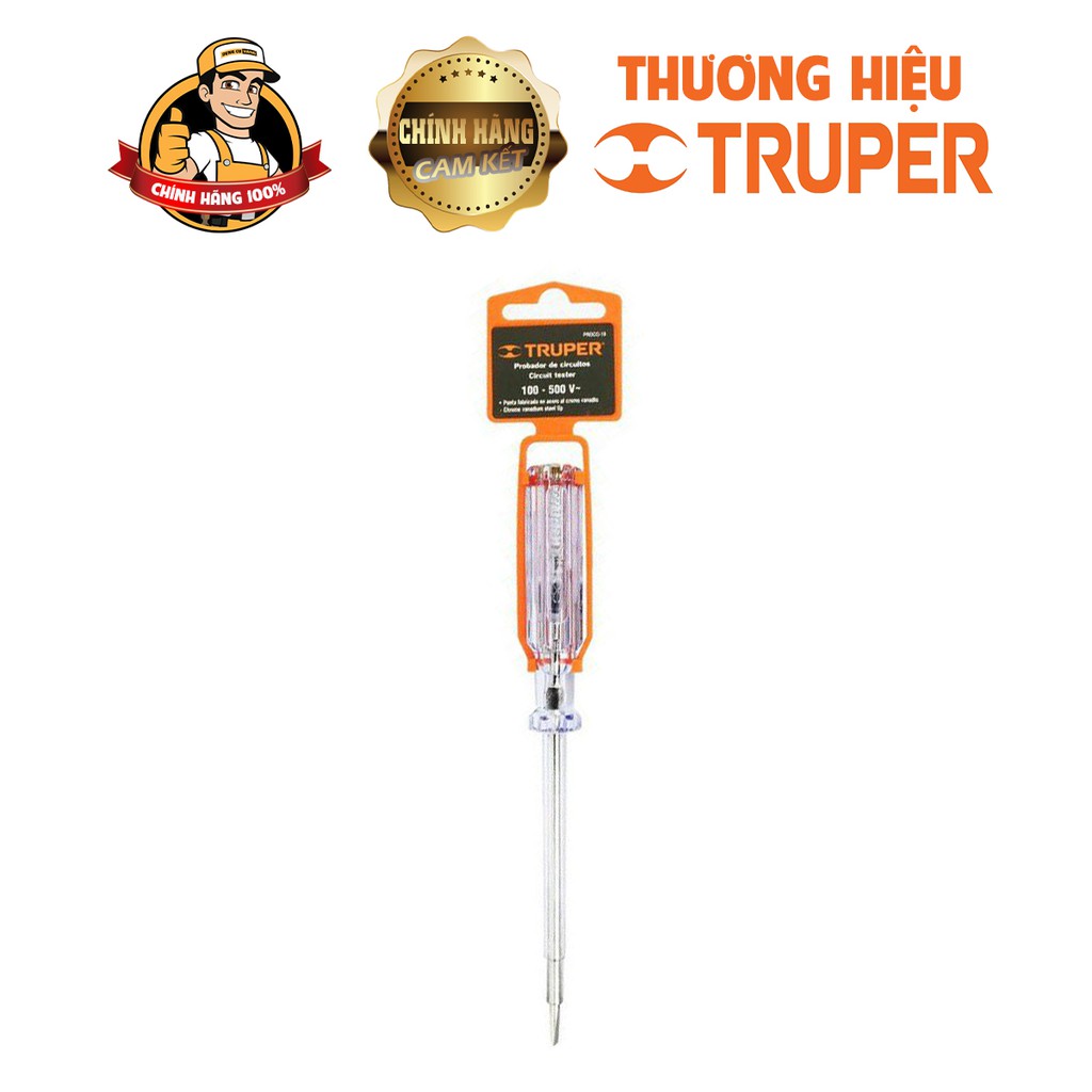 Tua vít,Bút thử điện 178mm Truper PROCO-19