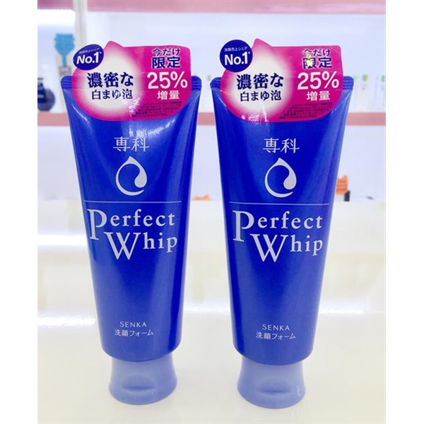 Sữa Rửa Mặt Senka Perfect Whip 120g, Hàng Chính Hãng Nội Địa Nhật 100%