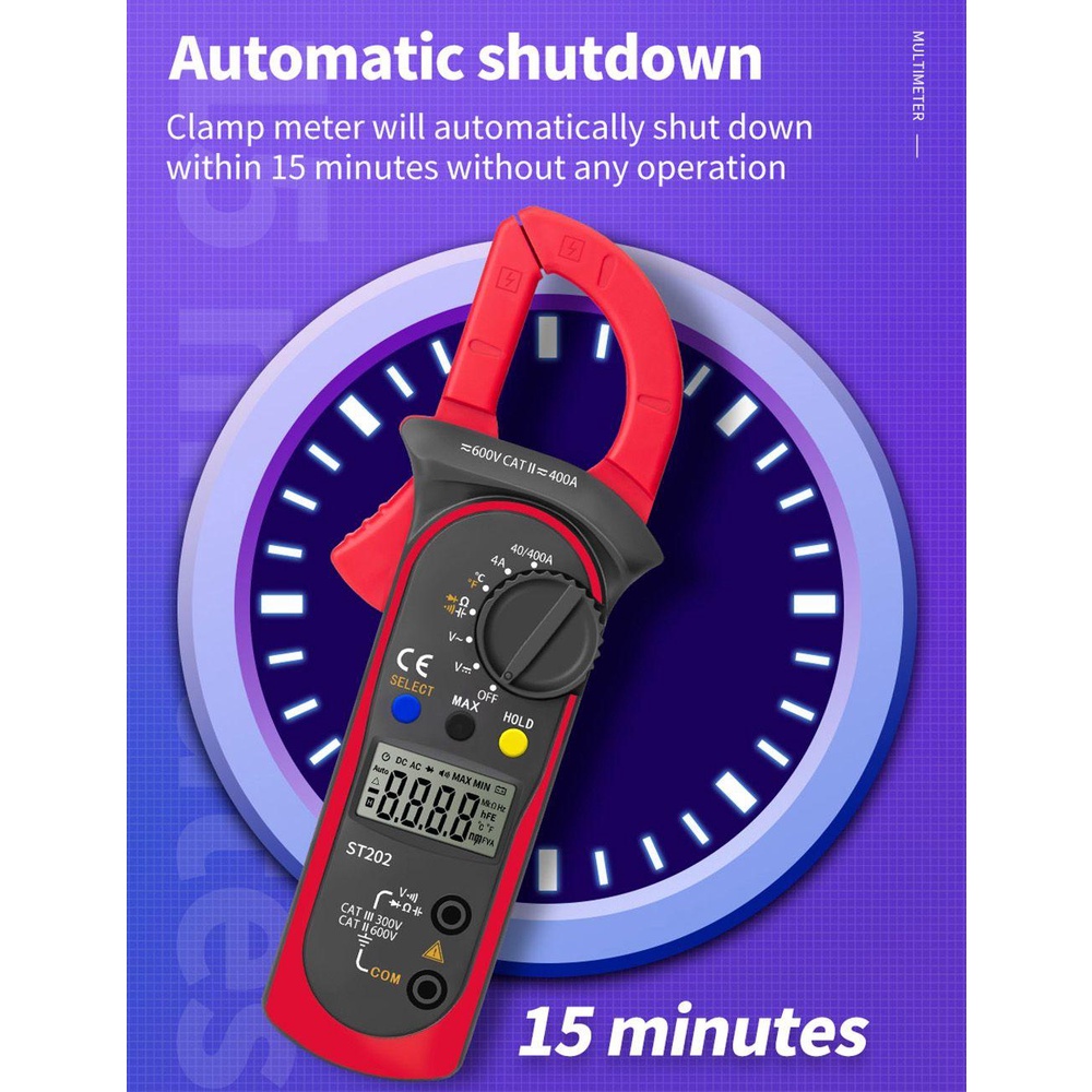 Đồng Hồ Kẹp Vạn Năng Kỹ Thuật Số ANENG ST202 1999 AC / DC