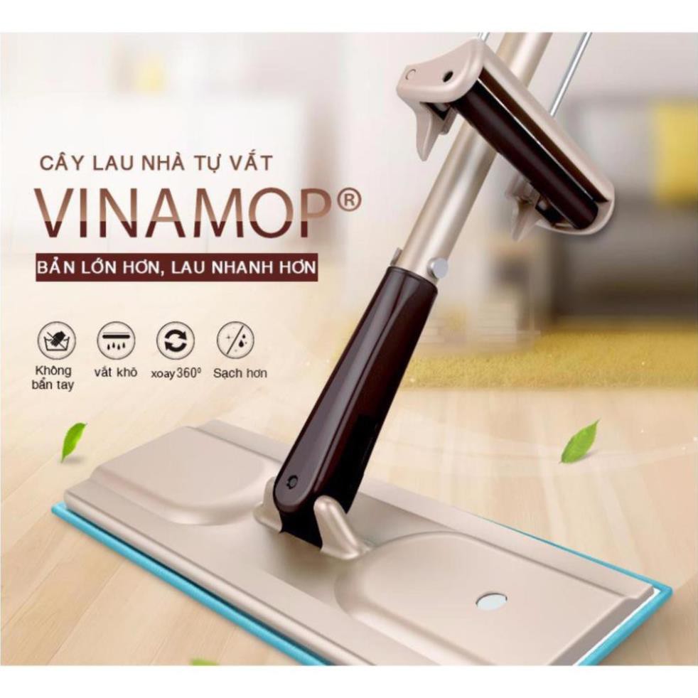 ✔️ Cây Lau Nhà Tự Vắt, Bộ Chổi Lau Sàn Nhà Spin Mop Tự Vắt Thông Minh Xoay 360 Độ [Bảo Hành 1 Đổi 1]