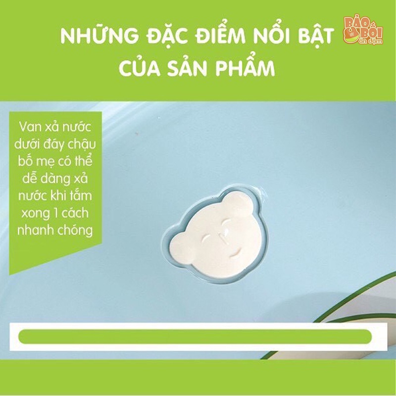 Chậu ẾCH  tắm cao cấp cho bé, đa năng dễ sử dụng