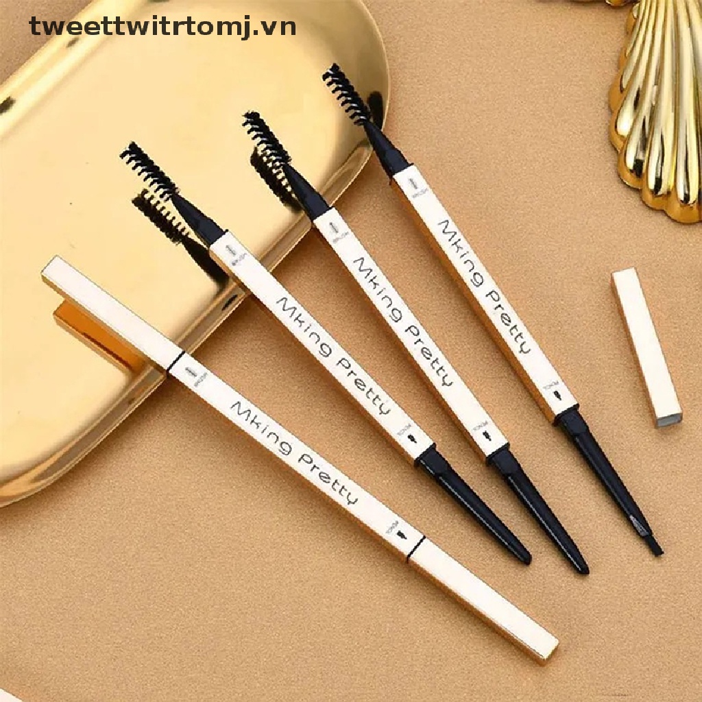 Bút kẻ lông mày hai đầu tam giác siêu mịn chống thấm nước TOMJ 5 màu tùy chọn
 | BigBuy360 - bigbuy360.vn