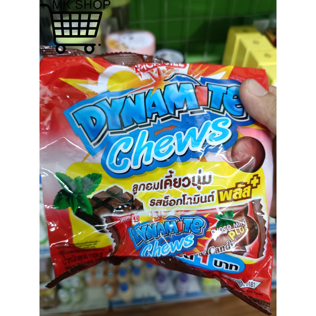Kẹo ba viên DYNAMITE thái lan socola hương bạc hà, hương cam