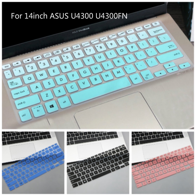 Tấm phủ bàn phím laptop Asus U4300 U4300Fn Zenbook U2 Ux433 14 Inch bằng silicon siêu mỏng