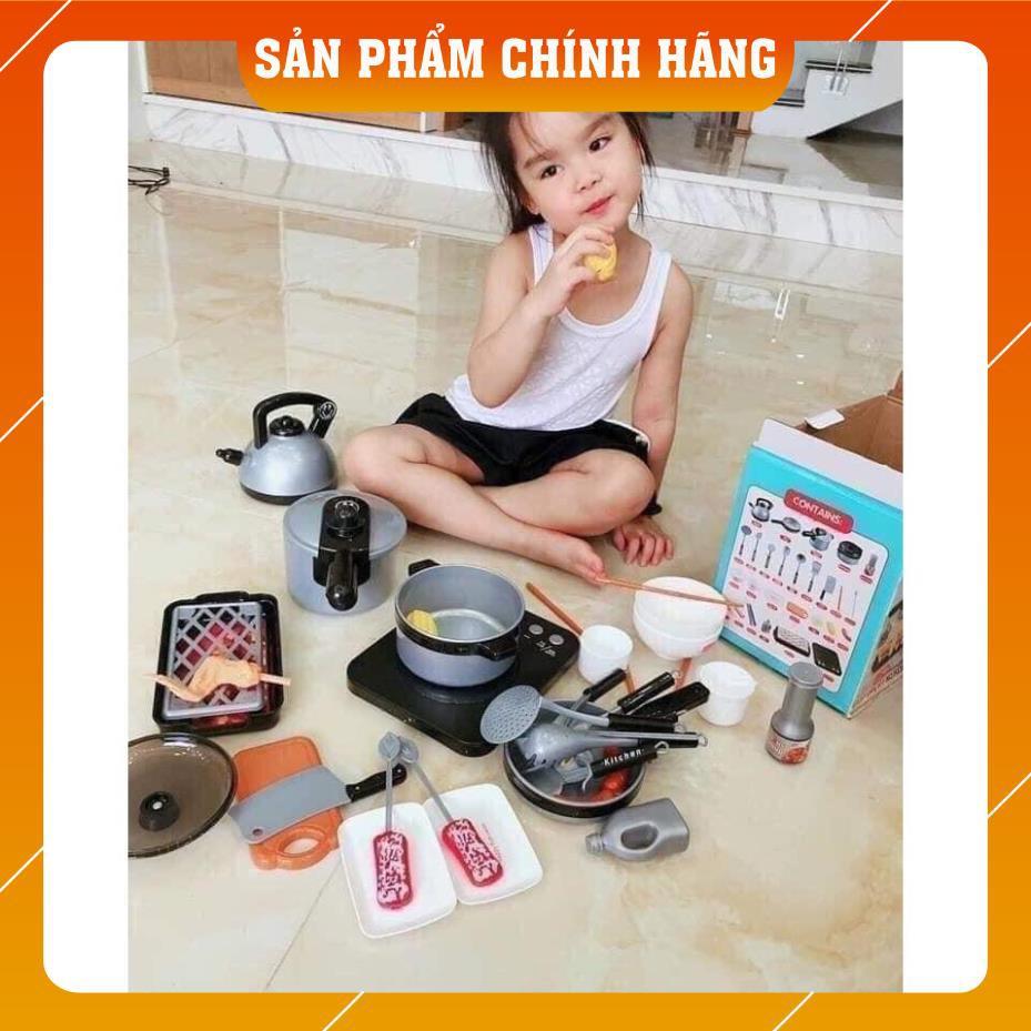 BỘ ĐỒ CHƠI NẤU ĂN HITCHEN - 36 MÓN - ĐỒ CHƠI NHÀ BẾP CHO BÉ GÁI - SIÊU HOT