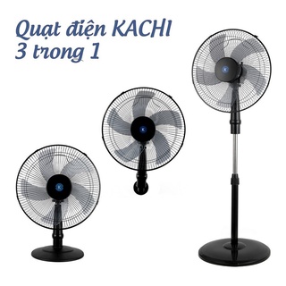 Quạt Điện Đa Năng 3 trong 1 Kachi Mk145, có thể quạt bàn, quạt đứng & quạt treo tường Bảo Hành 12 tháng chính hãng