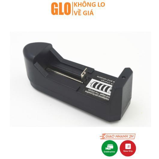Sạc đơn pin li-ion 18650 16340 14500 cho đèn pin siêu sáng, quạt mini 3 tốc độ, vape..