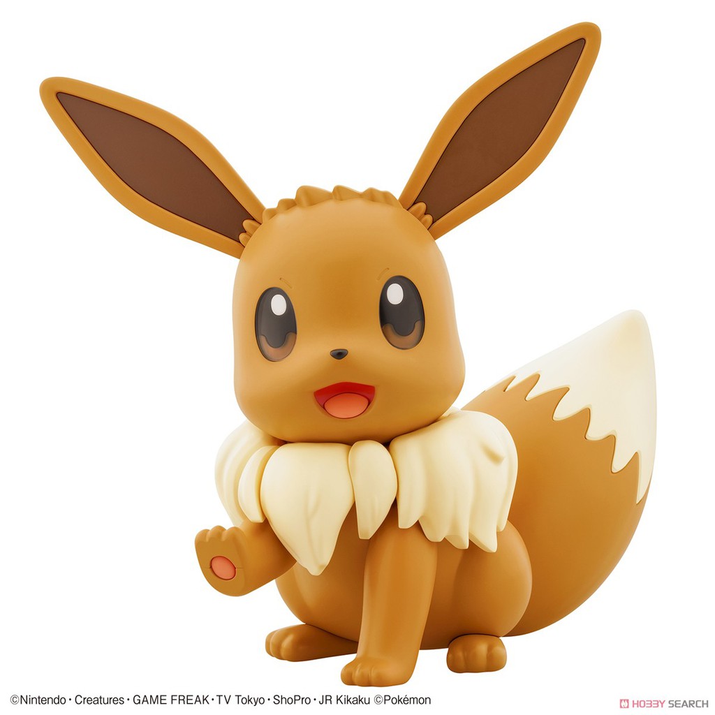 Mô Hình Lắp Ráp Pokepla Collection Big 02 Eevee Bandai Figure Rise Standard Đồ Chơi Anime Nhật